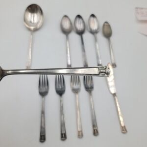 11pc VTG Holmes & Edwards Century Silver Flatware Set Silverplate